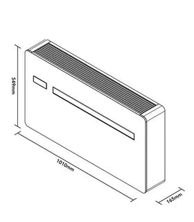 Climatiseur Fixe Réversible KLIMEA 10 HP – 2,6 kW, Classe A+, R32, Wi-Fi, Sans Unité Extérieure, 26 dB