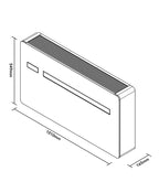 Climatiseur Fixe Réversible KLIMEA 15 HP Inverter – 3,5 kW, Classe A, R32, Sans Unité Extérieure, 29 dB
