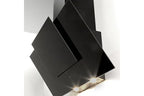 Hotte décorative murale Silverline Hotte cuisine murale OLI noire 90 cm
