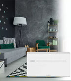 Climatiseur Fixe Réversible KLIMEA 15 HP ELEC Inverter – 3,5 kW, Classe A, R32, Sans Unité Extérieure, 29 dB + Appoint 1800 W