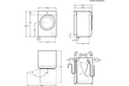 Lave-linge hublot Aeg LFR73H169Q AUTODOSE / CAREDRUM