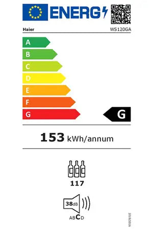 Cave de vieillissement Haier WS120GA